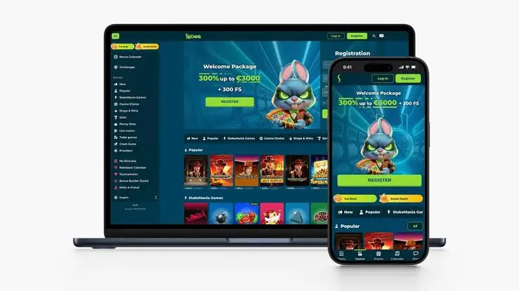 StakeMania Casino app-skjermbilde